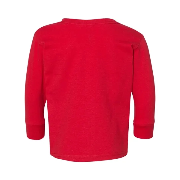 Rabbit Skins Toddler Fine Jersey Long Sleeve Tee - Rabbit Skins Toddler Fine Jersey Long Sleeve Tee - Image 24 of 36