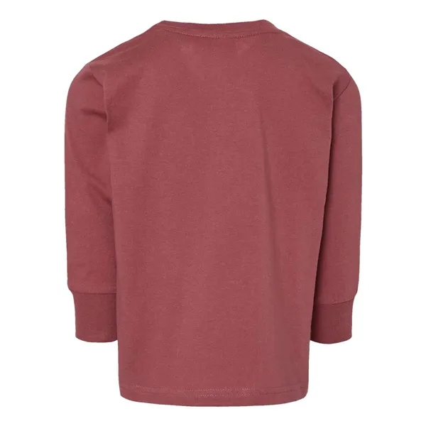 Rabbit Skins Toddler Fine Jersey Long Sleeve Tee - Rabbit Skins Toddler Fine Jersey Long Sleeve Tee - Image 26 of 36