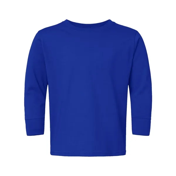 Rabbit Skins Toddler Fine Jersey Long Sleeve Tee - Rabbit Skins Toddler Fine Jersey Long Sleeve Tee - Image 27 of 36