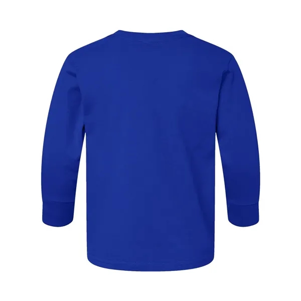 Rabbit Skins Toddler Fine Jersey Long Sleeve Tee - Rabbit Skins Toddler Fine Jersey Long Sleeve Tee - Image 28 of 36
