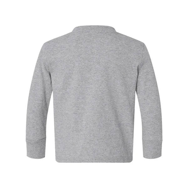 Rabbit Skins Toddler Cotton Jersey Long Sleeve Tee - Rabbit Skins Toddler Cotton Jersey Long Sleeve Tee - Image 4 of 20