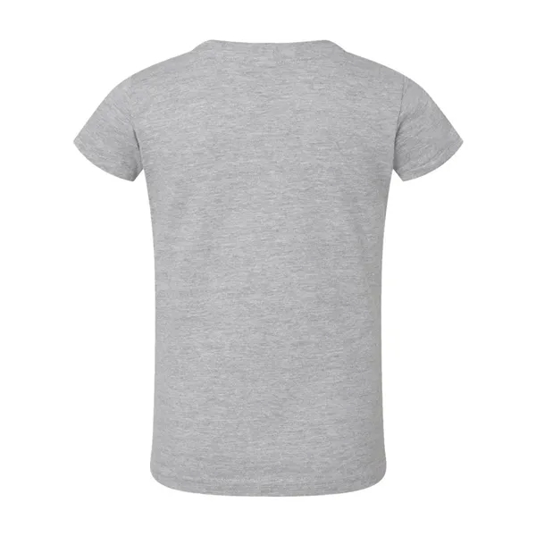 Rabbit Skins Toddler Girls Fine Jersey Tee - Rabbit Skins Toddler Girls Fine Jersey Tee - Image 6 of 20
