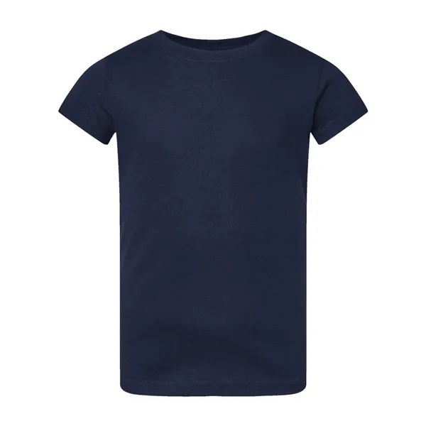 Rabbit Skins Toddler Girls Fine Jersey Tee - Rabbit Skins Toddler Girls Fine Jersey Tee - Image 11 of 20