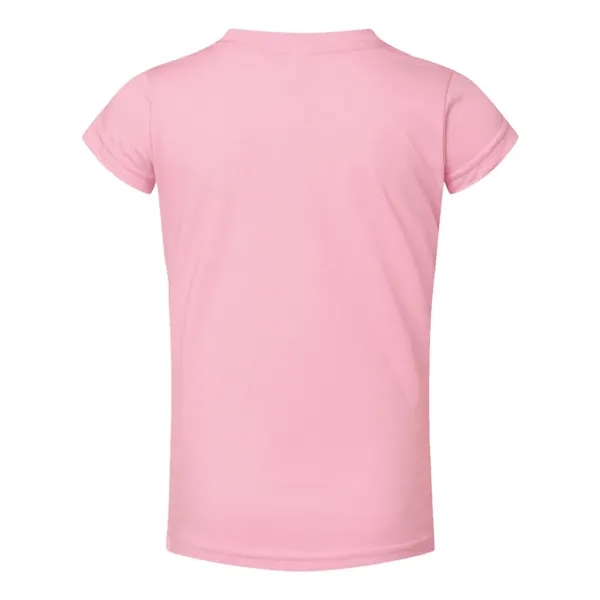 Rabbit Skins Toddler Girls Fine Jersey Tee - Rabbit Skins Toddler Girls Fine Jersey Tee - Image 14 of 20