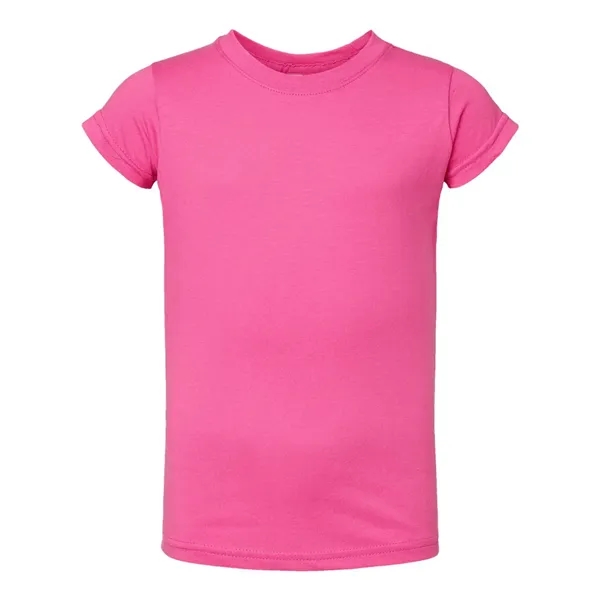 Rabbit Skins Toddler Girls Fine Jersey Tee - Rabbit Skins Toddler Girls Fine Jersey Tee - Image 15 of 20