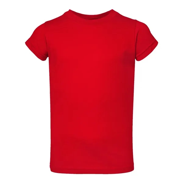 Rabbit Skins Toddler Girls Fine Jersey Tee - Rabbit Skins Toddler Girls Fine Jersey Tee - Image 17 of 20