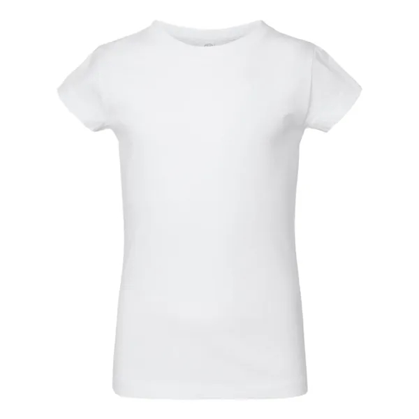 Rabbit Skins Toddler Girls Fine Jersey Tee - Rabbit Skins Toddler Girls Fine Jersey Tee - Image 19 of 20