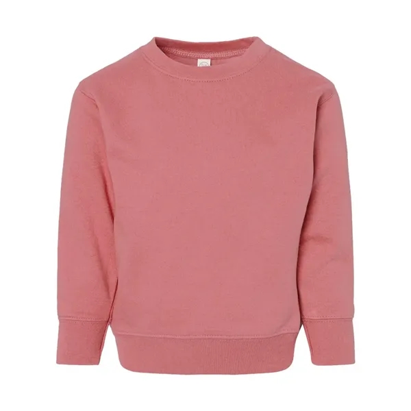 Rabbit Skins Toddler Fleece Crewneck Sweatshirt - Rabbit Skins Toddler Fleece Crewneck Sweatshirt - Image 9 of 26