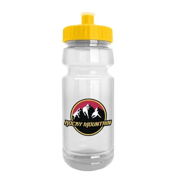 Wheely 24oz Transparent Bike Bottle w/Push-Pull Lid - Wheely 24oz Transparent Bike Bottle w/Push-Pull Lid - Image 1 of 14