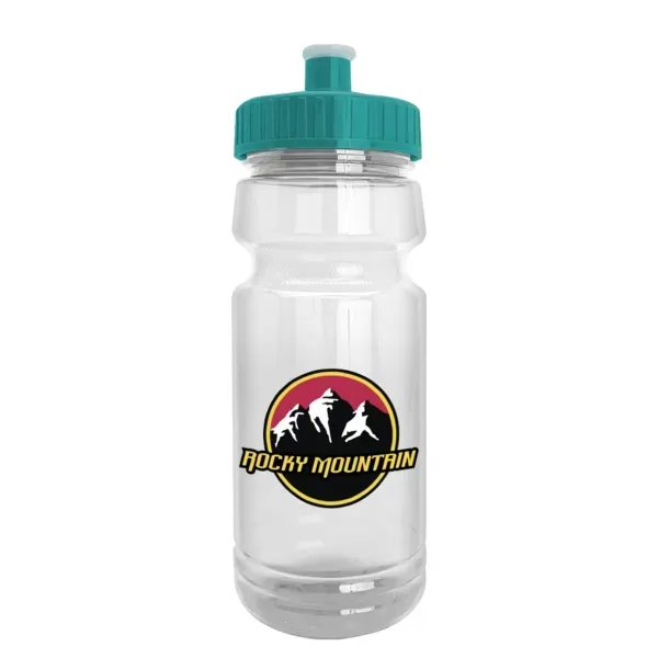 Wheely 24oz Transparent Bike Bottle w/Push-Pull Lid - Wheely 24oz Transparent Bike Bottle w/Push-Pull Lid - Image 3 of 14