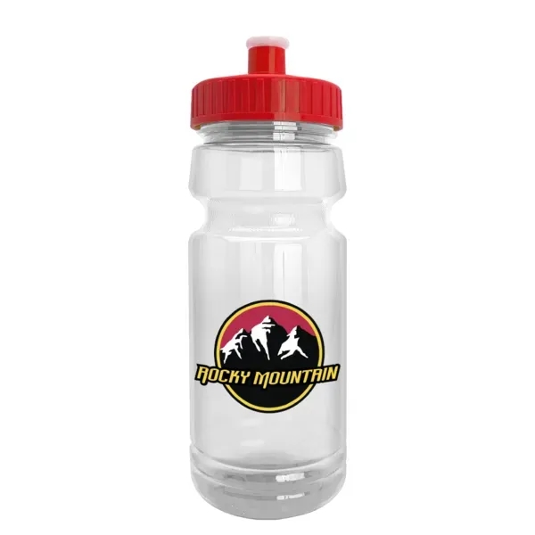 Wheely 24oz Transparent Bike Bottle w/Push-Pull Lid - Wheely 24oz Transparent Bike Bottle w/Push-Pull Lid - Image 4 of 14