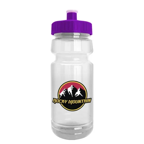 Wheely 24oz Transparent Bike Bottle w/Push-Pull Lid - Wheely 24oz Transparent Bike Bottle w/Push-Pull Lid - Image 6 of 14