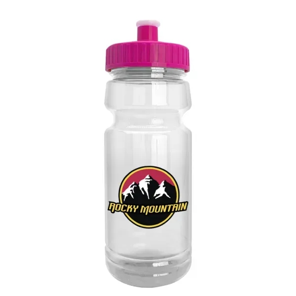 Wheely 24oz Transparent Bike Bottle w/Push-Pull Lid - Wheely 24oz Transparent Bike Bottle w/Push-Pull Lid - Image 7 of 14