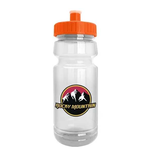 Wheely 24oz Transparent Bike Bottle w/Push-Pull Lid - Wheely 24oz Transparent Bike Bottle w/Push-Pull Lid - Image 8 of 14