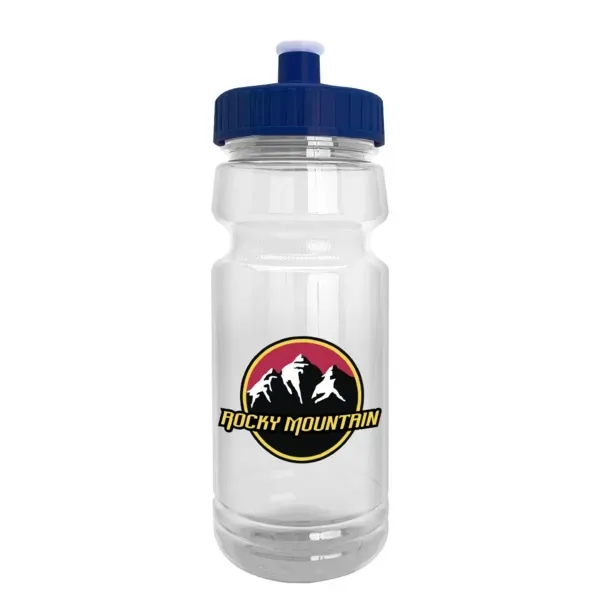 Wheely 24oz Transparent Bike Bottle w/Push-Pull Lid - Wheely 24oz Transparent Bike Bottle w/Push-Pull Lid - Image 9 of 14