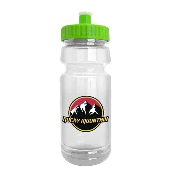 Wheely 24oz Transparent Bike Bottle w/Push-Pull Lid - Wheely 24oz Transparent Bike Bottle w/Push-Pull Lid - Image 10 of 14