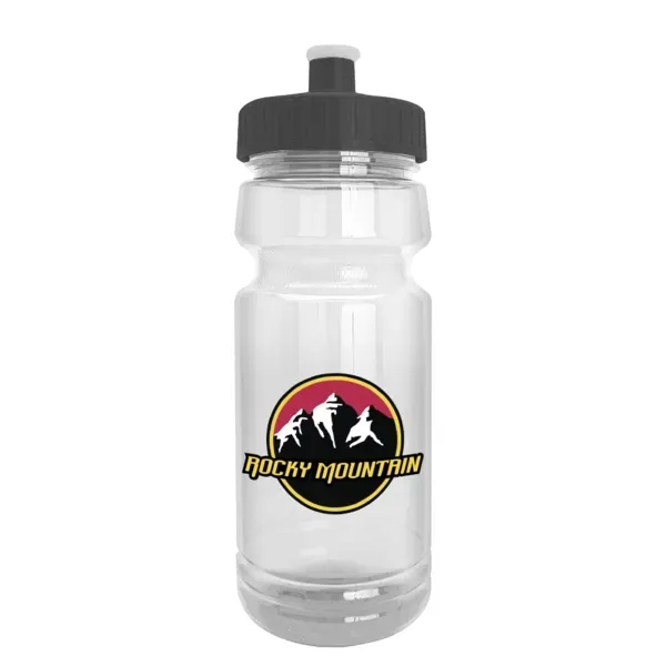 Wheely 24oz Transparent Bike Bottle w/Push-Pull Lid - Wheely 24oz Transparent Bike Bottle w/Push-Pull Lid - Image 11 of 14