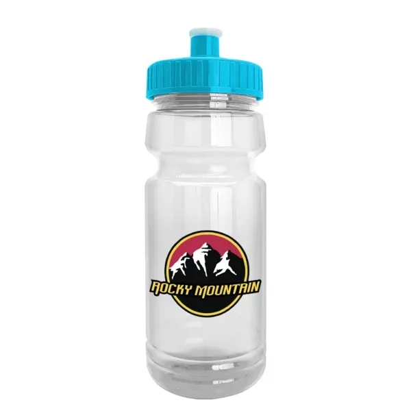 Wheely 24oz Transparent Bike Bottle w/Push-Pull Lid - Wheely 24oz Transparent Bike Bottle w/Push-Pull Lid - Image 13 of 14