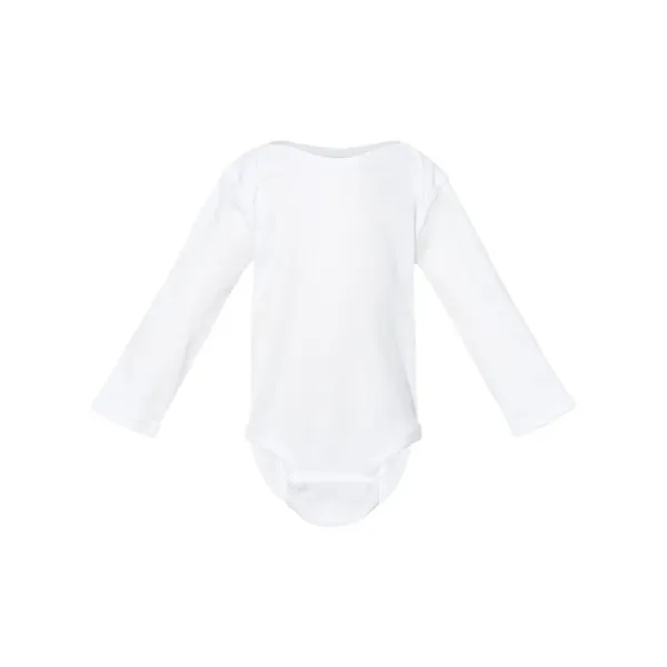 Rabbit Skins Infant Long Sleeve Baby Rib Bodysuit - Rabbit Skins Infant Long Sleeve Baby Rib Bodysuit - Image 5 of 6