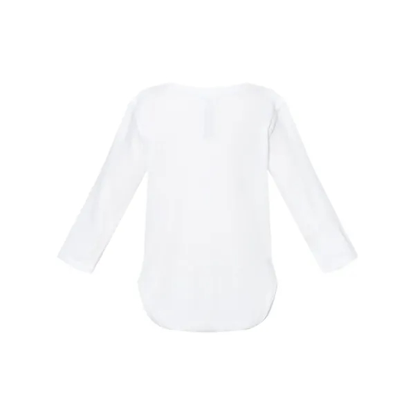 Rabbit Skins Infant Long Sleeve Baby Rib Bodysuit - Rabbit Skins Infant Long Sleeve Baby Rib Bodysuit - Image 6 of 6