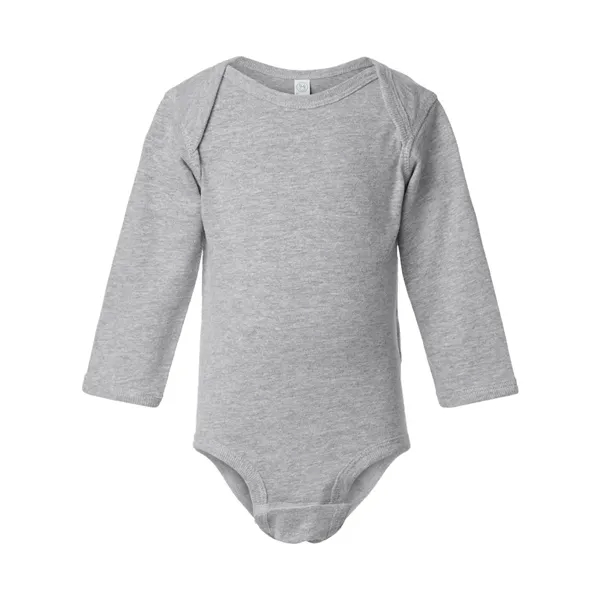 Rabbit Skins Infant Fine Jersey Long Sleeve Bodysuit - Rabbit Skins Infant Fine Jersey Long Sleeve Bodysuit - Image 8 of 34