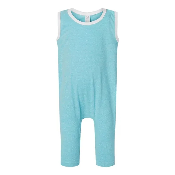 Rabbit Skins Infant Harborside Melange Tank Romper - Rabbit Skins Infant Harborside Melange Tank Romper - Image 1 of 10