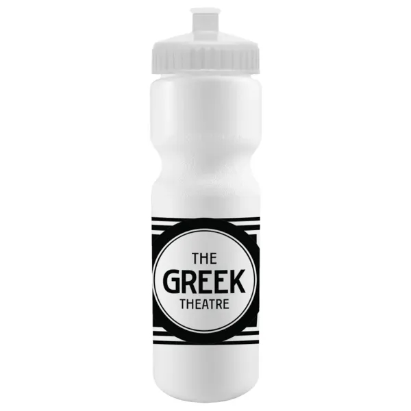 Cyclo-Cross 28oz Bike Bottle - White w/Push-Pull Lid - Cyclo-Cross 28oz Bike Bottle - White w/Push-Pull Lid - Image 2 of 14