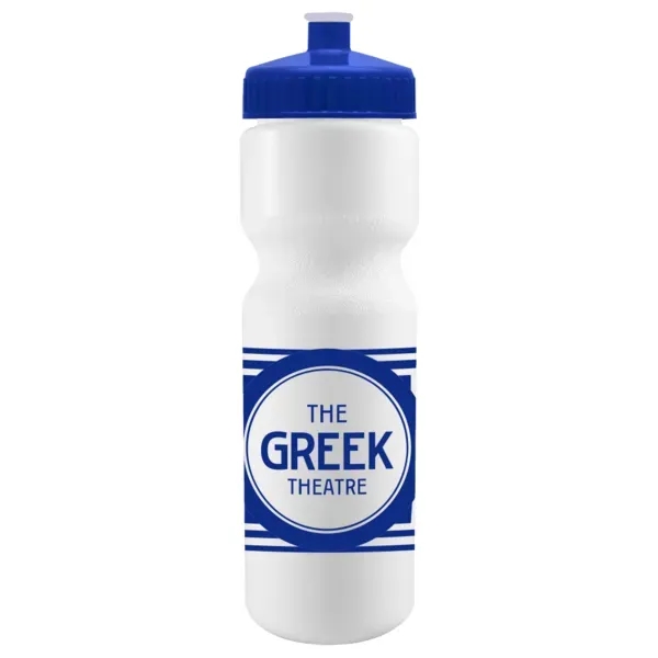 Cyclo-Cross 28oz Bike Bottle - White w/Push-Pull Lid - Cyclo-Cross 28oz Bike Bottle - White w/Push-Pull Lid - Image 5 of 14