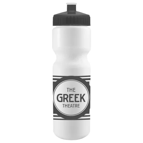 Cyclo-Cross 28oz Bike Bottle - White w/Push-Pull Lid - Cyclo-Cross 28oz Bike Bottle - White w/Push-Pull Lid - Image 11 of 14