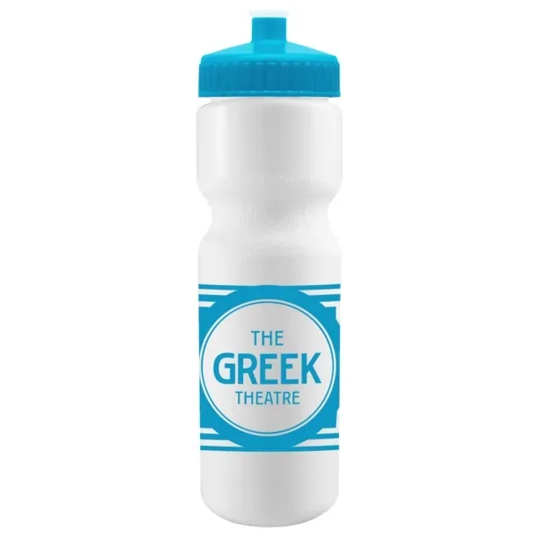 Cyclo-Cross 28oz Bike Bottle - White w/Push-Pull Lid - Cyclo-Cross 28oz Bike Bottle - White w/Push-Pull Lid - Image 14 of 14