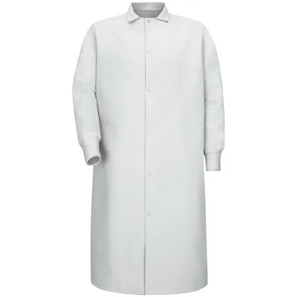 Red Kap Unisex Gripper-Front Pocketless Butcher Coat With... - Red Kap Unisex Gripper-Front Pocketless Butcher Coat With... - Image 0 of 8