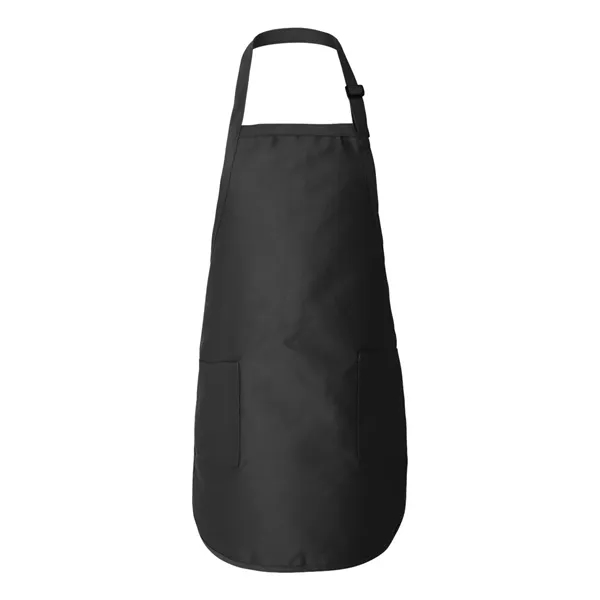 Custom Q-Tees Full-Length Apron with Pockets