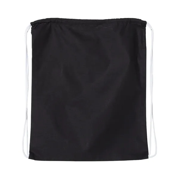 Q-Tees Large Economical Cotton Drawstring Bag