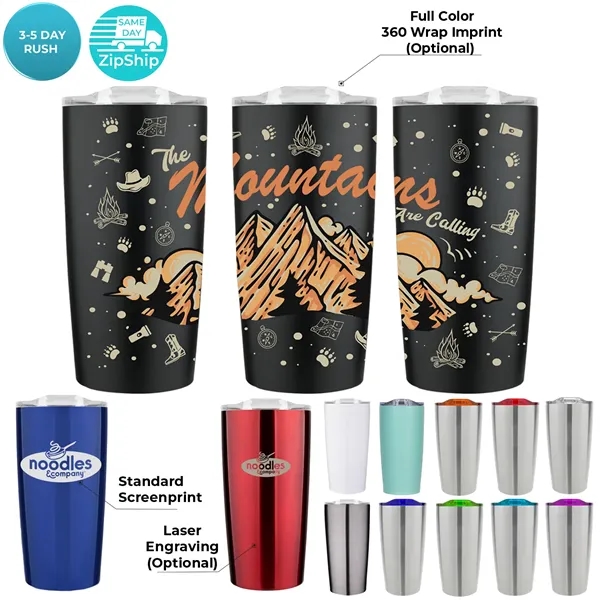 20 oz  Vacuum Insulated Tumbler - 20 oz  Vacuum Insulated Tumbler - Image 0 of 26