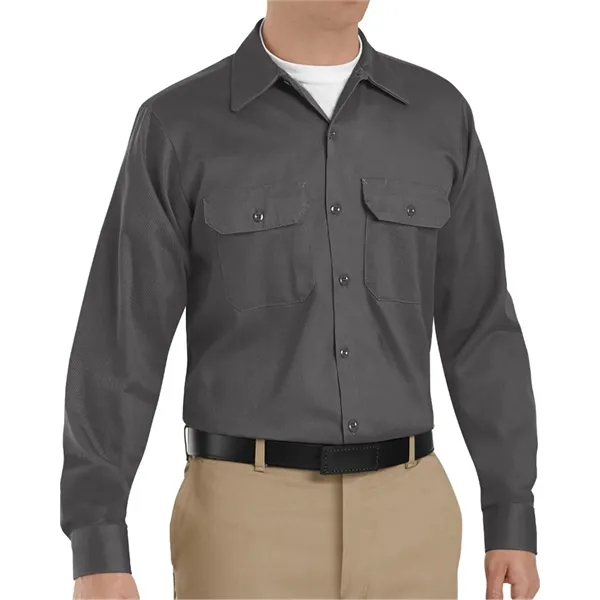 Red Kap Men's Deluxe Heavyweight Cotton Shirt - Red Kap Men's Deluxe Heavyweight Cotton Shirt - Image 0 of 6