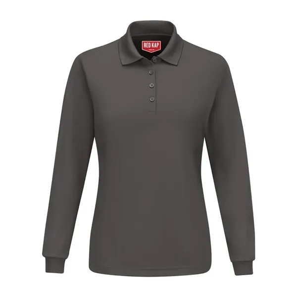 Red Kap Women's Long Sleeve Performance Knit Polo - Red Kap Women's Long Sleeve Performance Knit Polo - Image 0 of 8