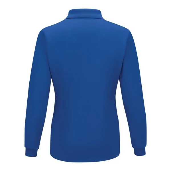 Red Kap Women's Long Sleeve Performance Knit Polo - Red Kap Women's Long Sleeve Performance Knit Polo - Image 8 of 8