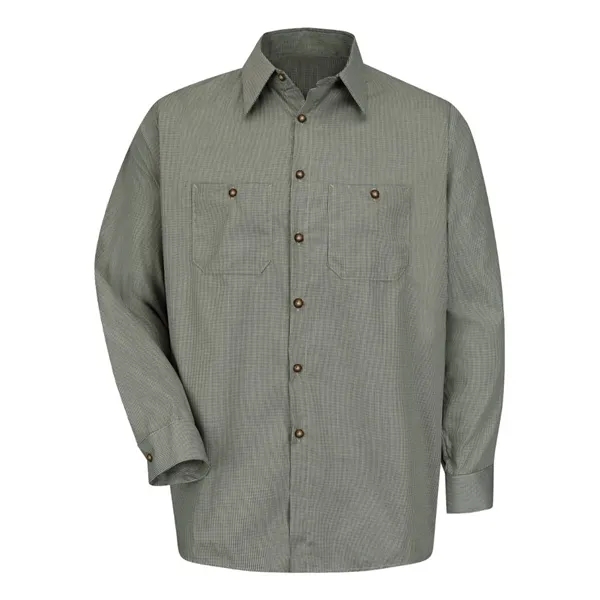 Red Kap Men's Premium Long Sleeve Work Shirt - Red Kap Men's Premium Long Sleeve Work Shirt - Image 13 of 20
