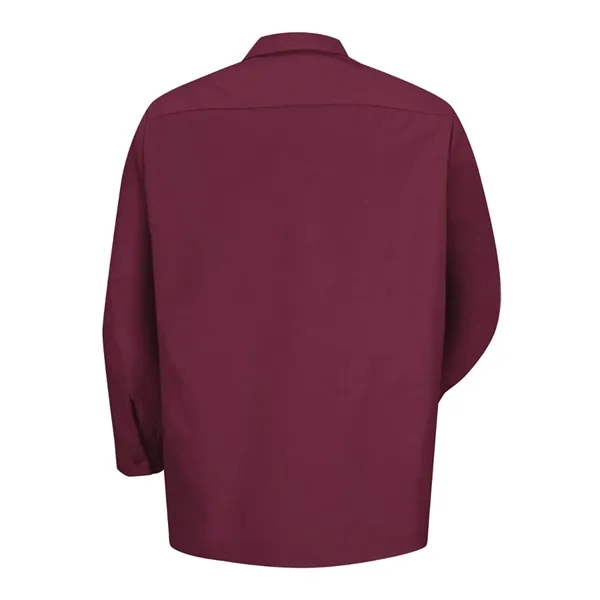 Red Kap Men's Industrial Long Sleeve Work Shirt - Red Kap Men's Industrial Long Sleeve Work Shirt - Image 6 of 58