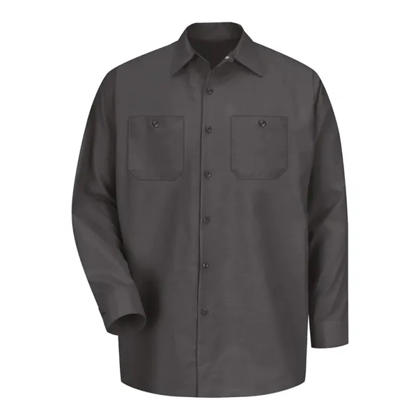 Red Kap Men's Industrial Long Sleeve Work Shirt - Red Kap Men's Industrial Long Sleeve Work Shirt - Image 7 of 58