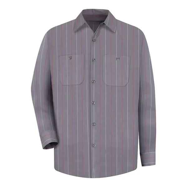 Red Kap Men's Industrial Long Sleeve Work Shirt - Red Kap Men's Industrial Long Sleeve Work Shirt - Image 9 of 58