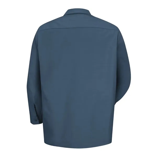 Red Kap Men's Industrial Long Sleeve Work Shirt - Red Kap Men's Industrial Long Sleeve Work Shirt - Image 14 of 58