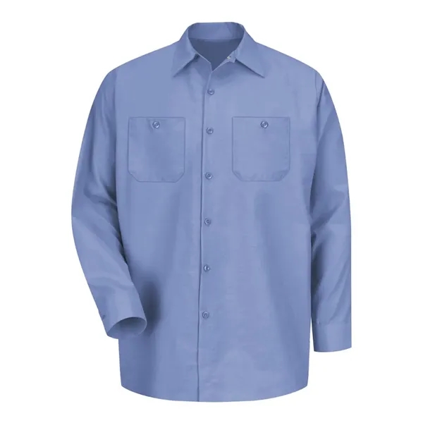 Red Kap Men's Industrial Long Sleeve Work Shirt - Red Kap Men's Industrial Long Sleeve Work Shirt - Image 24 of 58