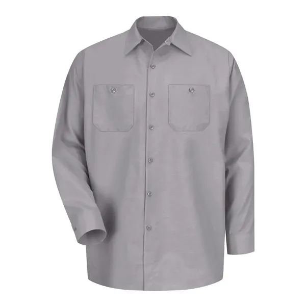 Red Kap Men's Industrial Long Sleeve Work Shirt - Red Kap Men's Industrial Long Sleeve Work Shirt - Image 55 of 58