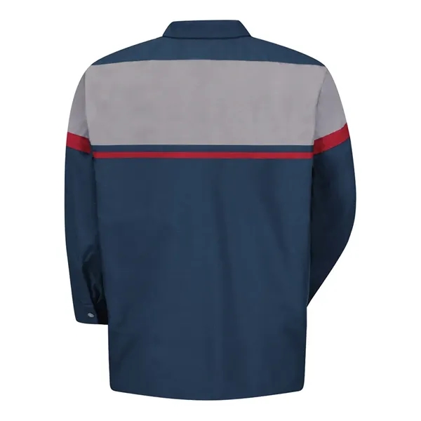 Red Kap Men's Tall Performance Tech Long Sleeve Shirt - Red Kap Men's Tall Performance Tech Long Sleeve Shirt - Image 2 of 2