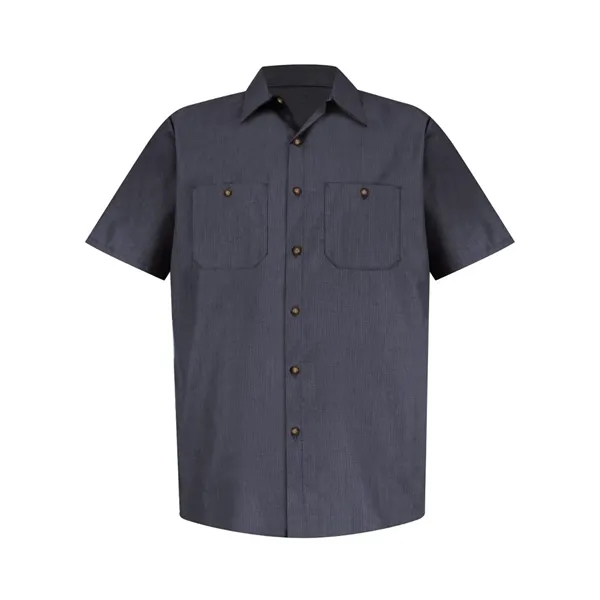 Red Kap Men's Industrial Short Sleeve Work Shirt - Red Kap Men's Industrial Short Sleeve Work Shirt - Image 3 of 56