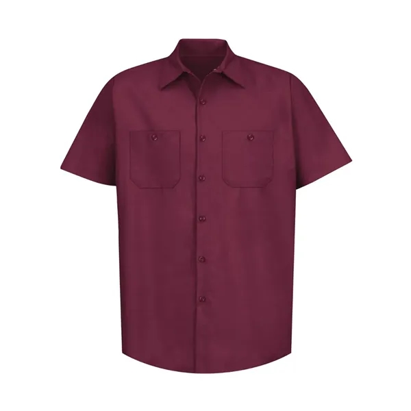 Red Kap Men's Industrial Short Sleeve Work Shirt - Red Kap Men's Industrial Short Sleeve Work Shirt - Image 5 of 56