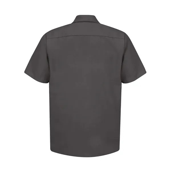 Red Kap Men's Industrial Short Sleeve Work Shirt - Red Kap Men's Industrial Short Sleeve Work Shirt - Image 8 of 56
