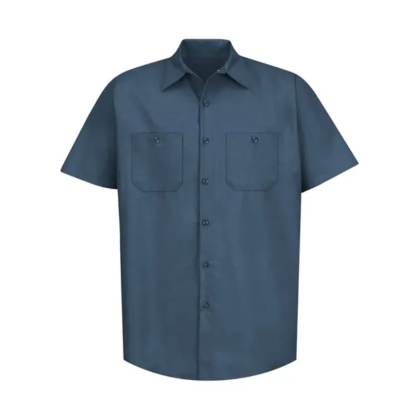 Red Kap Men's Industrial Short Sleeve Work Shirt - Red Kap Men's Industrial Short Sleeve Work Shirt - Image 13 of 56