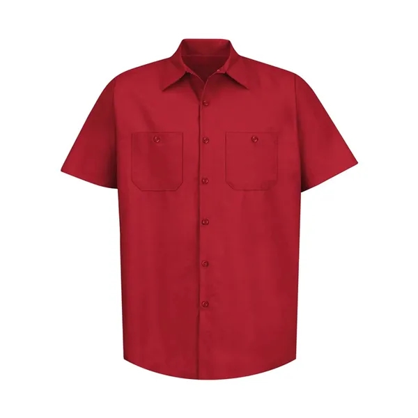 Red Kap Men's Industrial Short Sleeve Work Shirt - Red Kap Men's Industrial Short Sleeve Work Shirt - Image 44 of 56